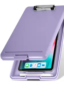 Tribe RN Nursing Clipboard with Storage - Medical Clipboard for Nurses and Nursing Students School Supplies with Quick Access Reference Guide (Purple)