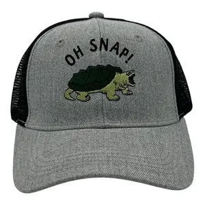 Oh Snap Hat Funny Sarcastic Snapping Turtle Graphic Novelty Cap Funny Hats Funny Animal  Novelty Caps for Men Standard