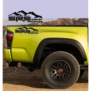 SR5 Off Road, TRD 4X4,Fits Tacoma, Tundra, Decals, Stickers, Bedsides Decal Sticker, Truck bedside decals set of 2 Mountain Sticker