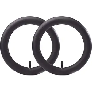 Titan Racing Junior Range Inner Tubes Butyl Rubber Fit 1.75-2.125 with Schrader Valve (2 Pack) - Compatible with Road/Mountain Applications