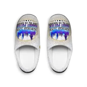 Harry Potter, "B****** Love HP" Funny Women's Indoor Slippers/ House Shoes