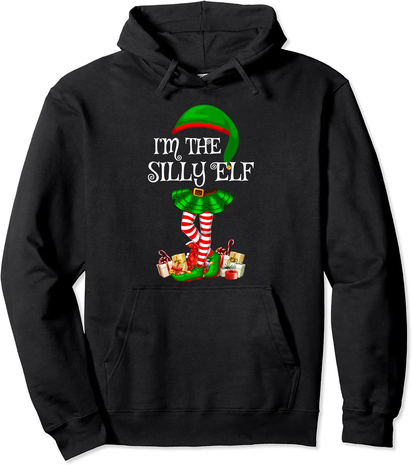 Family Matching Women Girls The Silly Elf Christmas Pullover Hoodie - Tatyanata Shop 54B0BH85DLMW