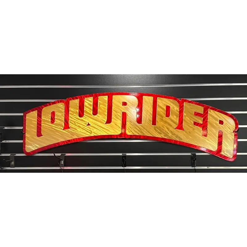 Lowrider sign 4 foot long