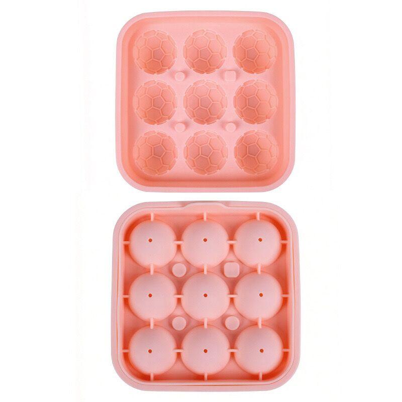 Soccer Ball Ice Cube Tray – Food-Grade Silicone, BPA-Free, Slow-Melting Ice Balls for Whiskey, Cocktails, Juice & Drinks