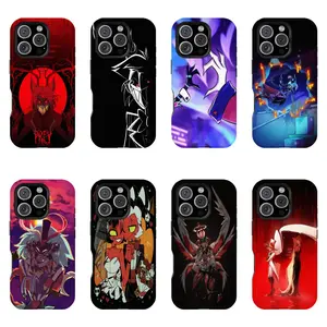 Hazbin Hotel Double-layer durable phone Cases For iPhone 17 16 15 14 13 12 Promax Pro Plus, hard shell protection ,Unique design,best Gift