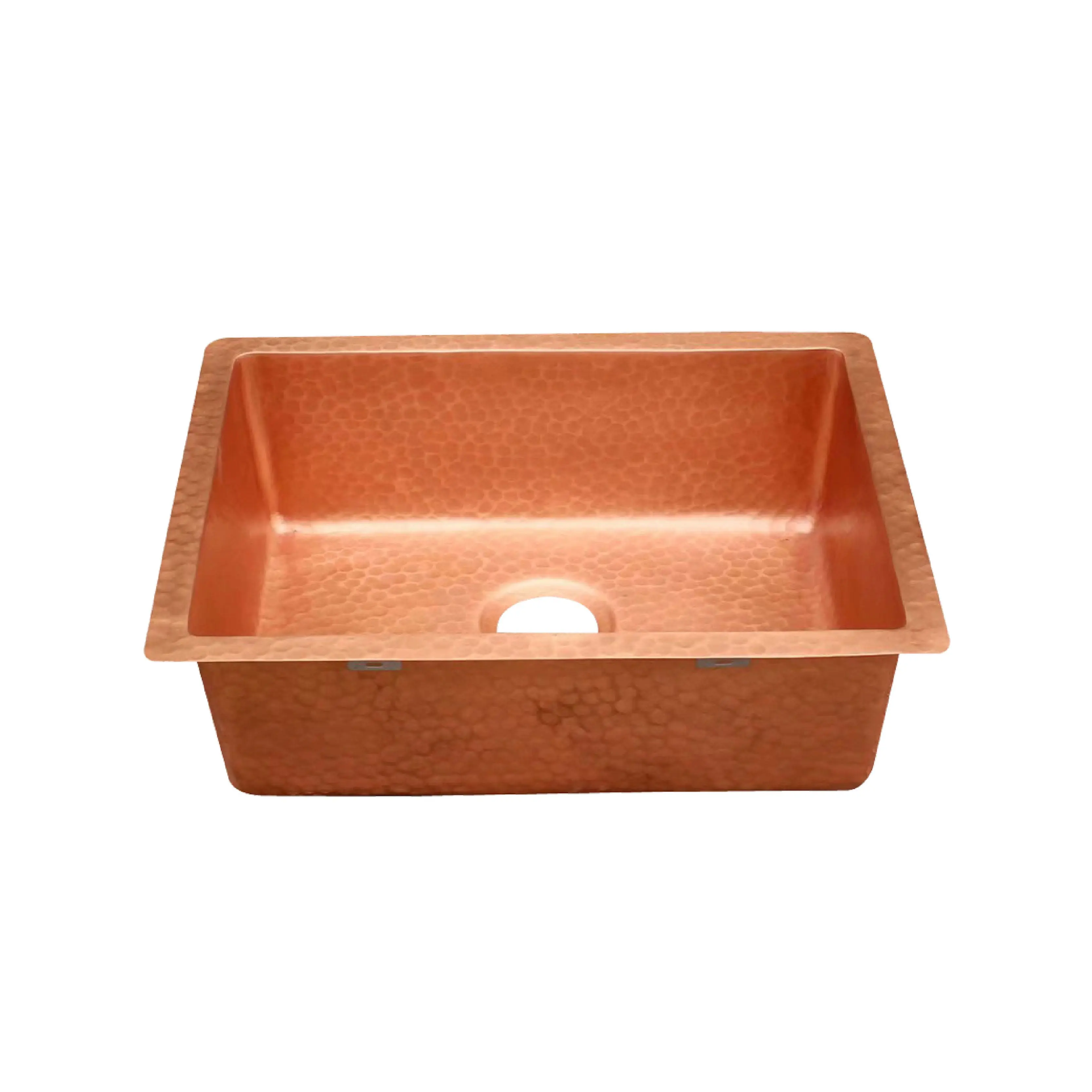 Akicon Custom Handmade Solid Copper Undermount Kitchen Sink