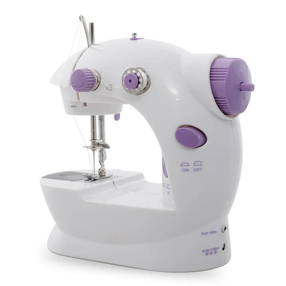 【Dealsforyoudays】Mini Sewing Machine for Beginner, Dual Speed Portable Children Sewing Machine, Light, Sewing Kit for Kids, Girl, Household, Travel Do