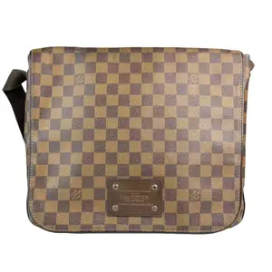 Pre-owned Louis Vuitton Leather Crossbody Bags Brooklyn Damier Ebene Crossbody Bag