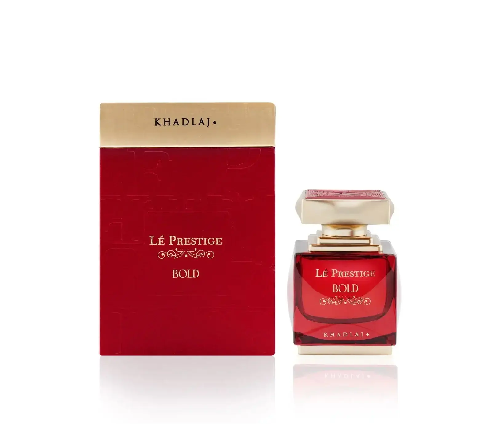 KHADLAJ Lé Prestige Bold Eau de Parfum, Luxurious and Long Lasting Unisex Fragrance with Cedarwood & Bergamot Notes, EDP Liquid Spray for Everyday Wear, 100ml (3.4 oz), Work, Formal Events