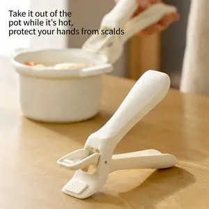 New Anti-Scald Silicone Bowl Clip, Non-Slip Dish Rack Holder, Kitchen Clamp for Baking Pans and Steamer Baskets, Hand Protector