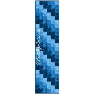 Slanting Cubes Table Runner Pattern