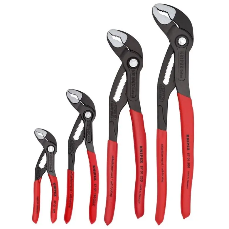 KNIPEX (9K 00 80 143 US) 4 Pc Cobra® Pliers Set KNIPEX (9K 00 80 143 US) 4 Pc Cobra® Pliers Set