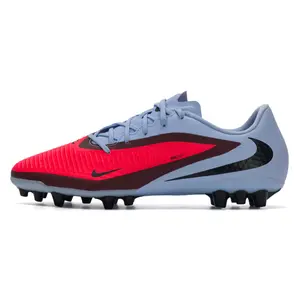 Nike Phantom 6 Low Acad Football Cleats AG for Artificial Grass, Unisex Blue Red Trending Shoes, House White Official Shoes to Get / Maison Mihara