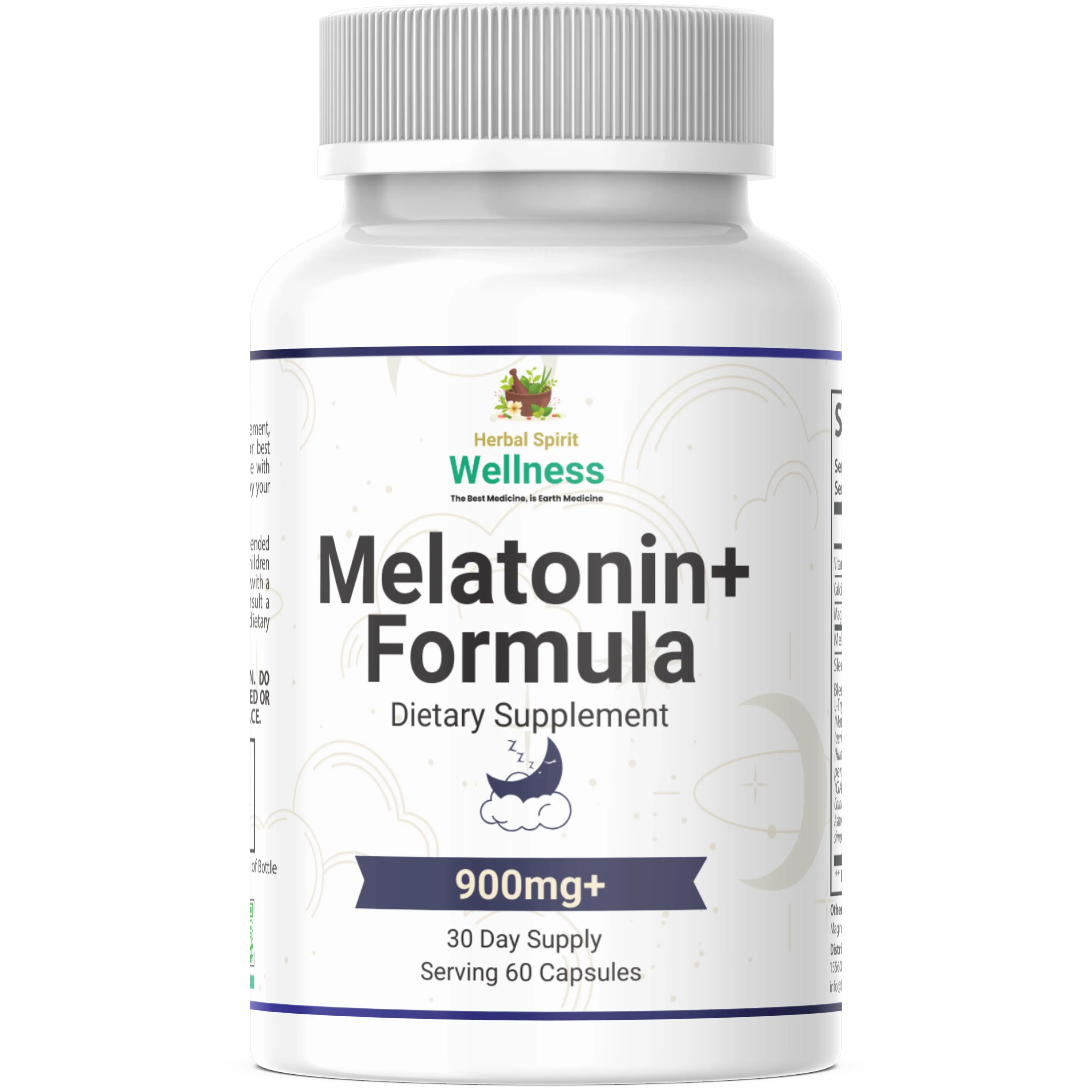 Herbal Spirit Wellness Melatonin+ Better Sleep Capsules
