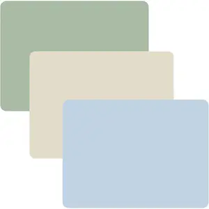 3 Pack Nonstick Heat-Resistant Large Silicone Mats for Crafts Resin Casting Jewelry Making Play Dough Art Supplies, 15.7"x 11.8"