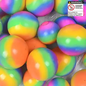 Colorful Squeeze Ball, Bounceable Stress Relief Toy, Office Handheld Decorative Ball, Perfect Gift for Holiday Parties, Stress Relief Gadgets