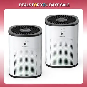 CHIVALZ Portable HEPA Air Purifier for Bedroom, 360° Air Intake System, Sleep Mode, 3-in-1 Filtration, 22dB Silent Operation, Blue Night Light, Home Air Purifiers for Pets Allergies, Virus, Dust Multifunctional Air Cleaner#SummerVibes
