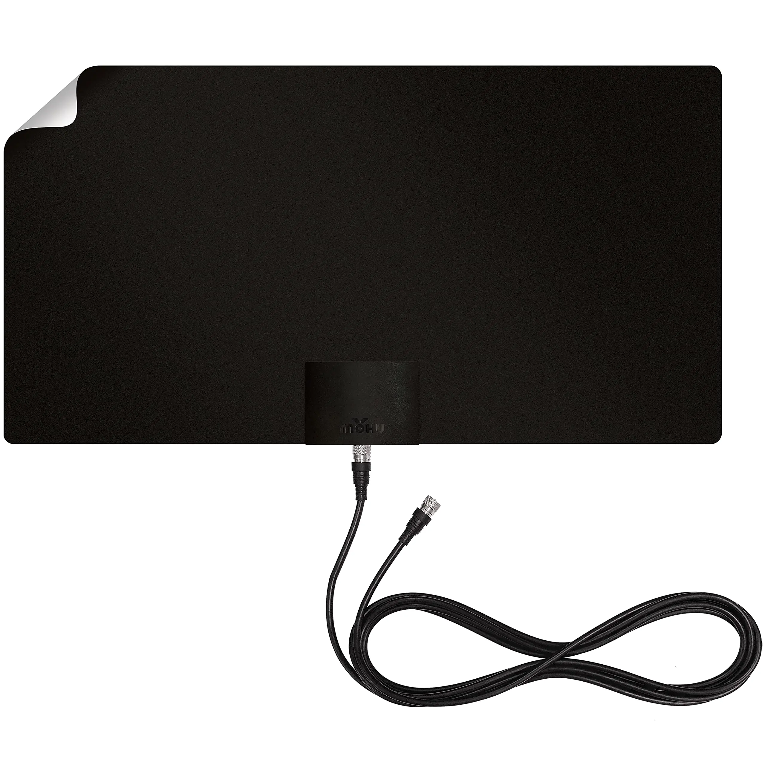 Leaf Supreme Pro Amplified Paper-Thin Indoor HDTV Antenna, with 12-Ft. Cable & Signal Indicator