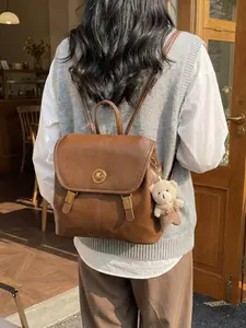 Vintage Chic Cute Elegant Single Shoulder Bag for Women, New Versatile Fashion High-End College Style Backpack