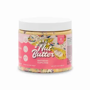 Birthday Cupcake Peanut Butter Nut Butter Frosting Icing Sprinkles Treat Snack Sweet - Baking Supplies Chocolate Nata Cookies Creamy