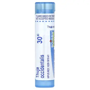 Boiron Thuja Occidentalis, 30C, Wart Relief, Approx 80 Pellets