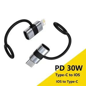 PD30W Usb Type C To ios Adapter For iOS Male to Type C Female Converter For iPhone 15 14 13 12 11 Macbook Fast Connector