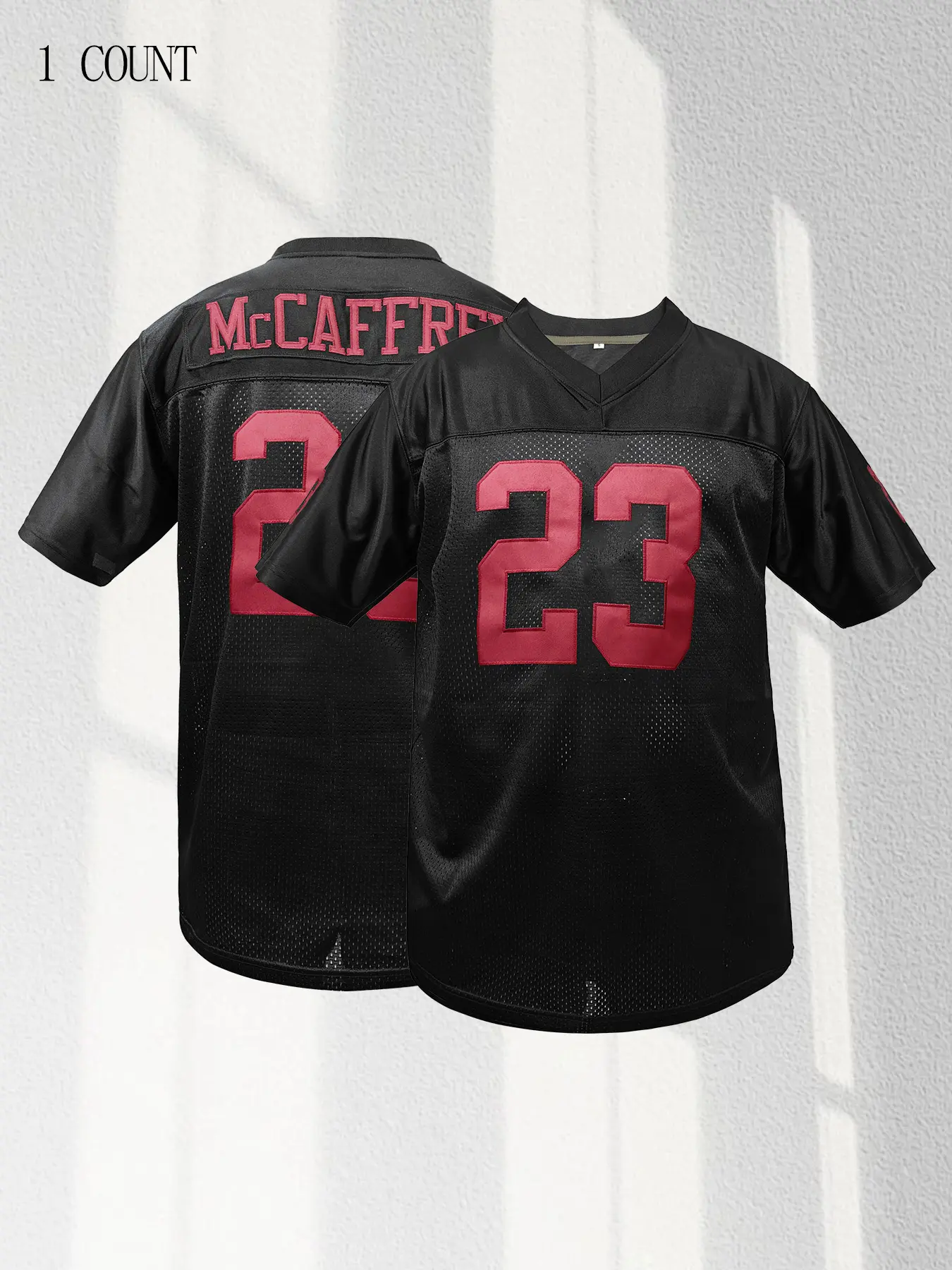 Men Women Vintage Mesh Rugby Jersey,San Francisco #23 Football Jersey,Breathable V Neck Sportswear Perfect for Outdoor Sports,Training and Competition All Seasons