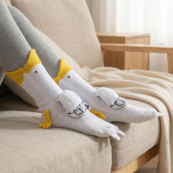 BOFFWAM Animal Knit Socks, Cute Plush Fuzzy Socks for Women Men, Novelty Animal Paw Socks, Soft Warm Cozy Slipper Socks, Cute Cartoon Socks, Funny Socks Gift for Teens Adults, Home Lounge Sleeping Socks, Kawaii Animal Socks