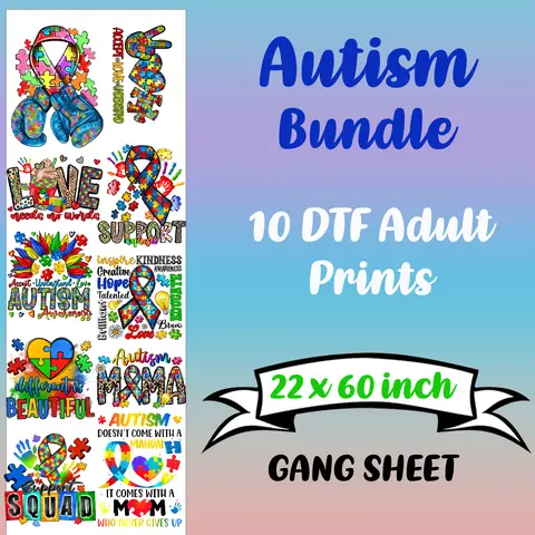 Awareness DTF Bundle Sheet