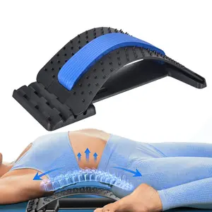 Adjustable Back Stretcher, 1 Count Lumbar Back Massager, Lower & Upper Lumbar Support Fitness Machines for Home Office, Yoga & Pilates Equipment, Body Care