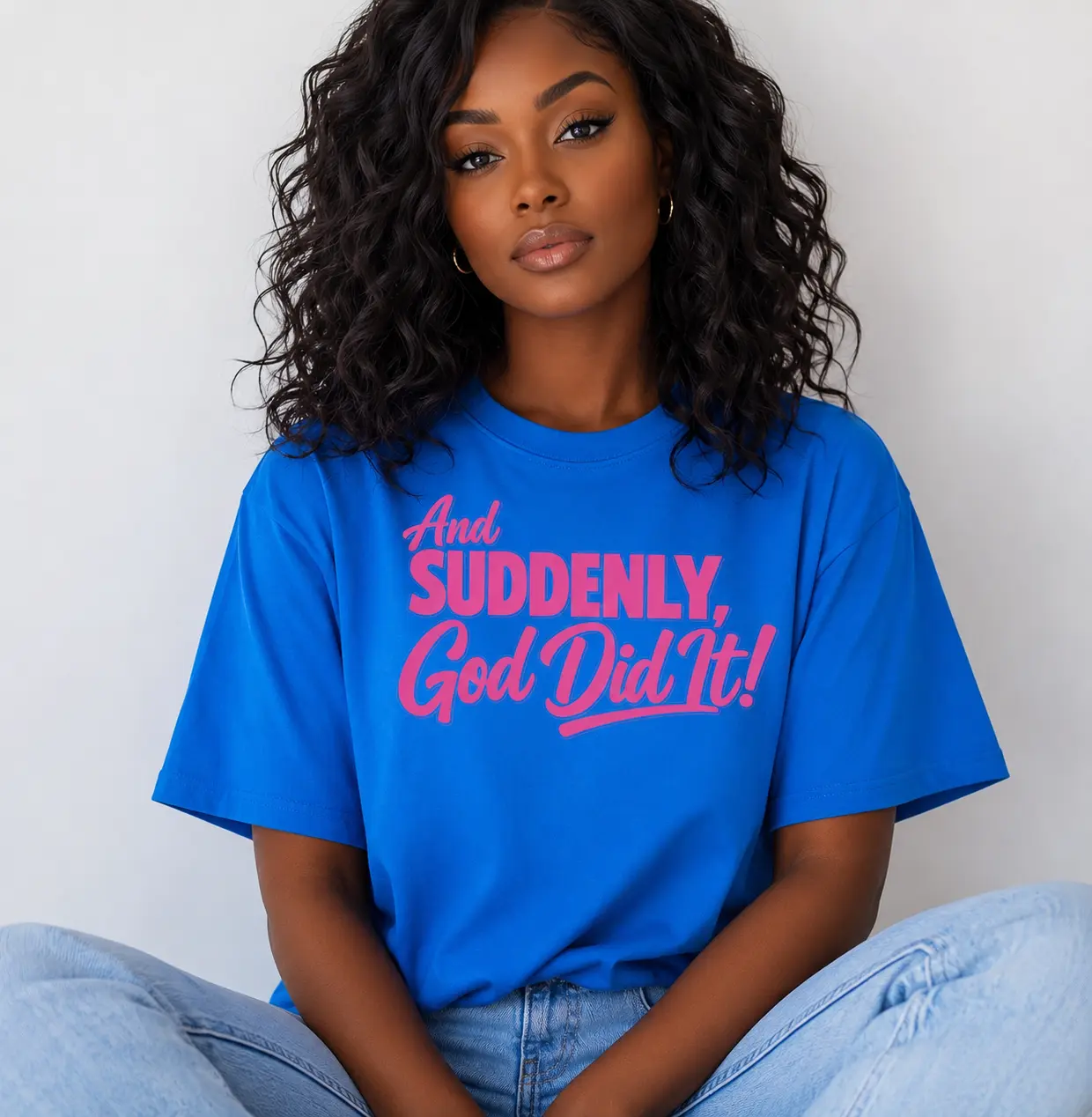 And Suddenly God Did It Graphic Tee Unisex