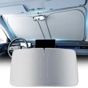 2026 Latest foldable car windshield sunshade,thickened design privacy shield, effectively blocks UV Rays, suitable for sedans, SUVs, and MPVs,Graphene,Please specify the vehicle model, size, and color in the order notes.