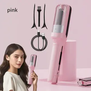 2-in-1 Split End Trimmer & Hair Clipper - Auto-Rechargeable, Cordless Beauty Tool for Damaged Hair (Dry, Frizzy, Curly, Brittle) - Includes Limit Comb & Hairpin, Hair Tool | Stylish Hair Accessory | ABS Plastic Body, Hair Trimming Tools