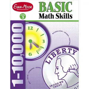 USED-Basic Math Skills Grade 3 by Evan-Moor Educational Publishers (Paperback)