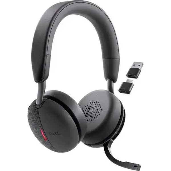 Dell WL5024 Pro Wireless Active Noise Cancelling Headset, Adjustable, Rechargeable Electronic Device with Noise Cancellation, Memory