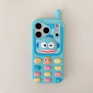 Ugly Fish Brother Hanton Cartoon Cute Protective Smartphone Cover for iPhone 13,14,15 Pro,16,17 Pro Max - Durable, Customized Fun Design, Outdoor Use