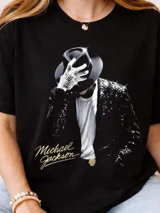 Michael Jackson Shirt, King of Pop Shirt, Music Lover Gift, Retro Dance Graphic Tee, Unisex T-shirt, Gift Fan