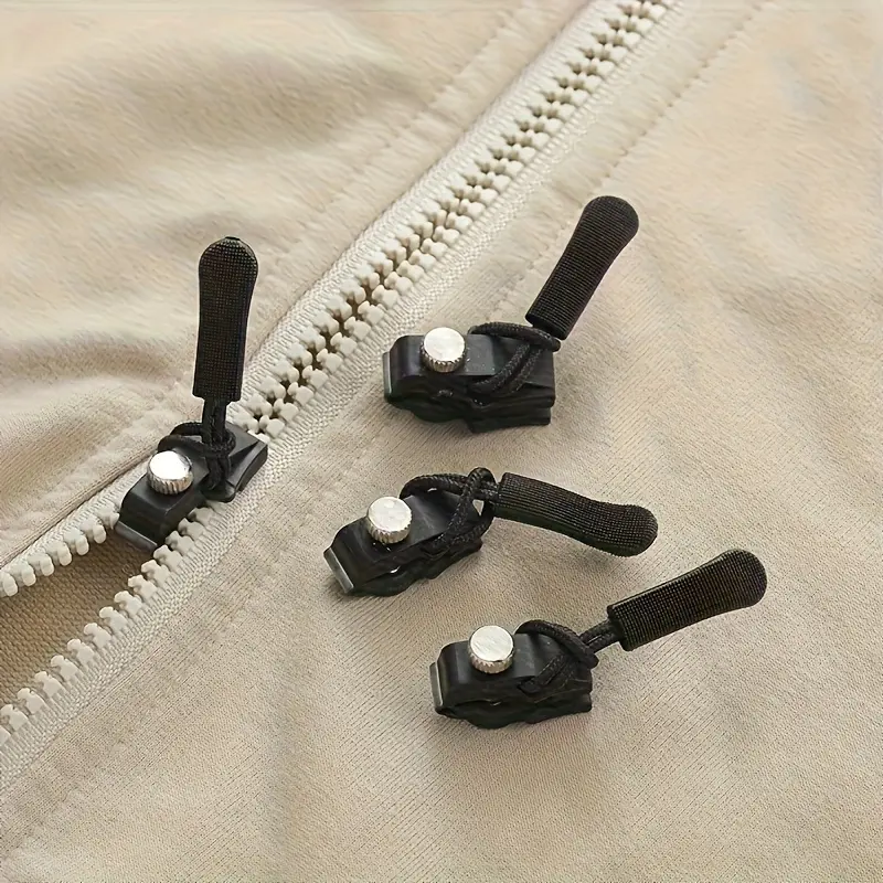 Zipper Repairer 15pcs Zipper Repairer | 3 Sizes Detachable Suitable for Bags, Jackets, Clothes, Shoes, Boots Home Tool-Free Replacement Zipper Locks