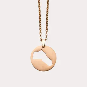 Kurdistan Map Necklace