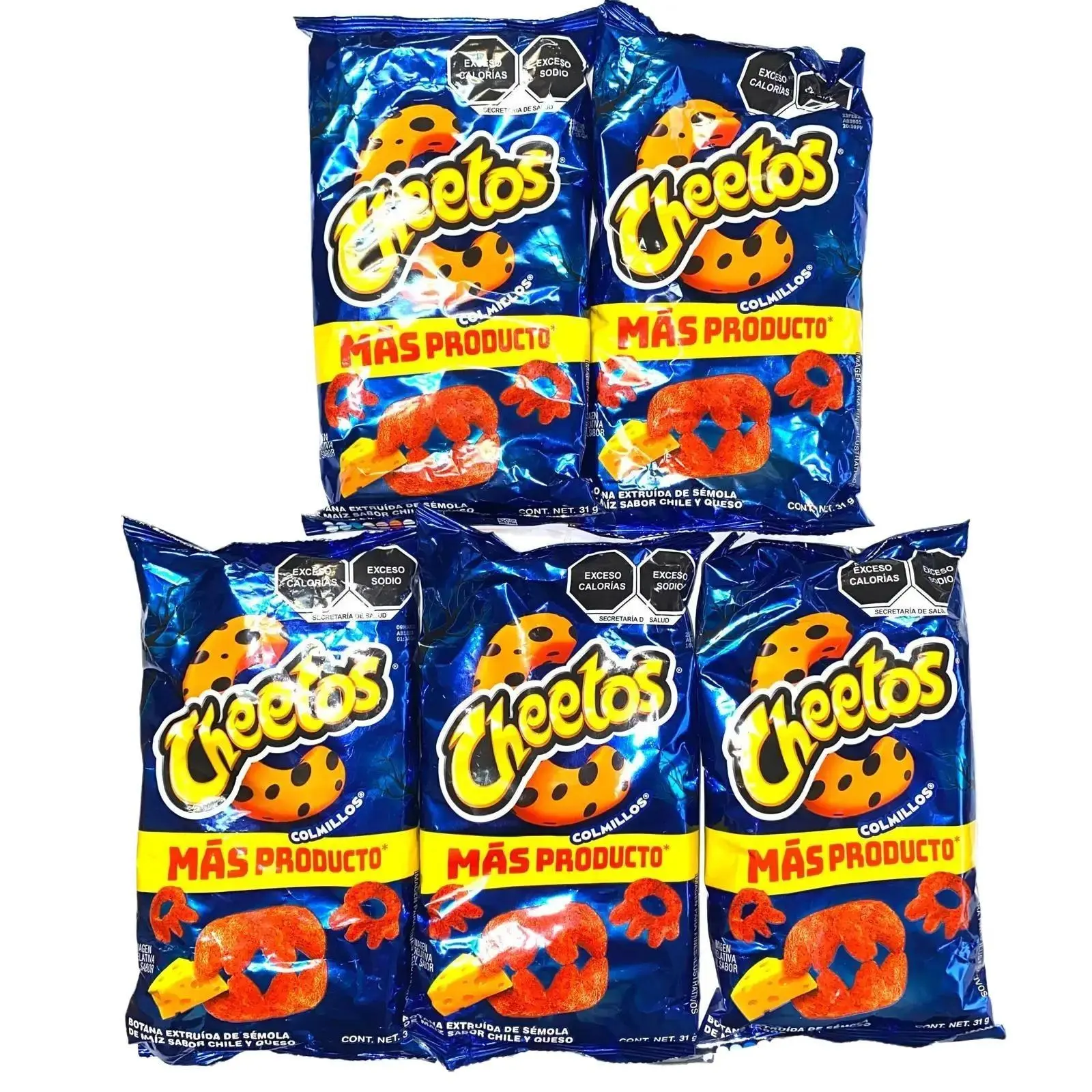 Cheetos Colmillos 5-Pack - Crunchy Chile Cheese Chips - TikTok Shop