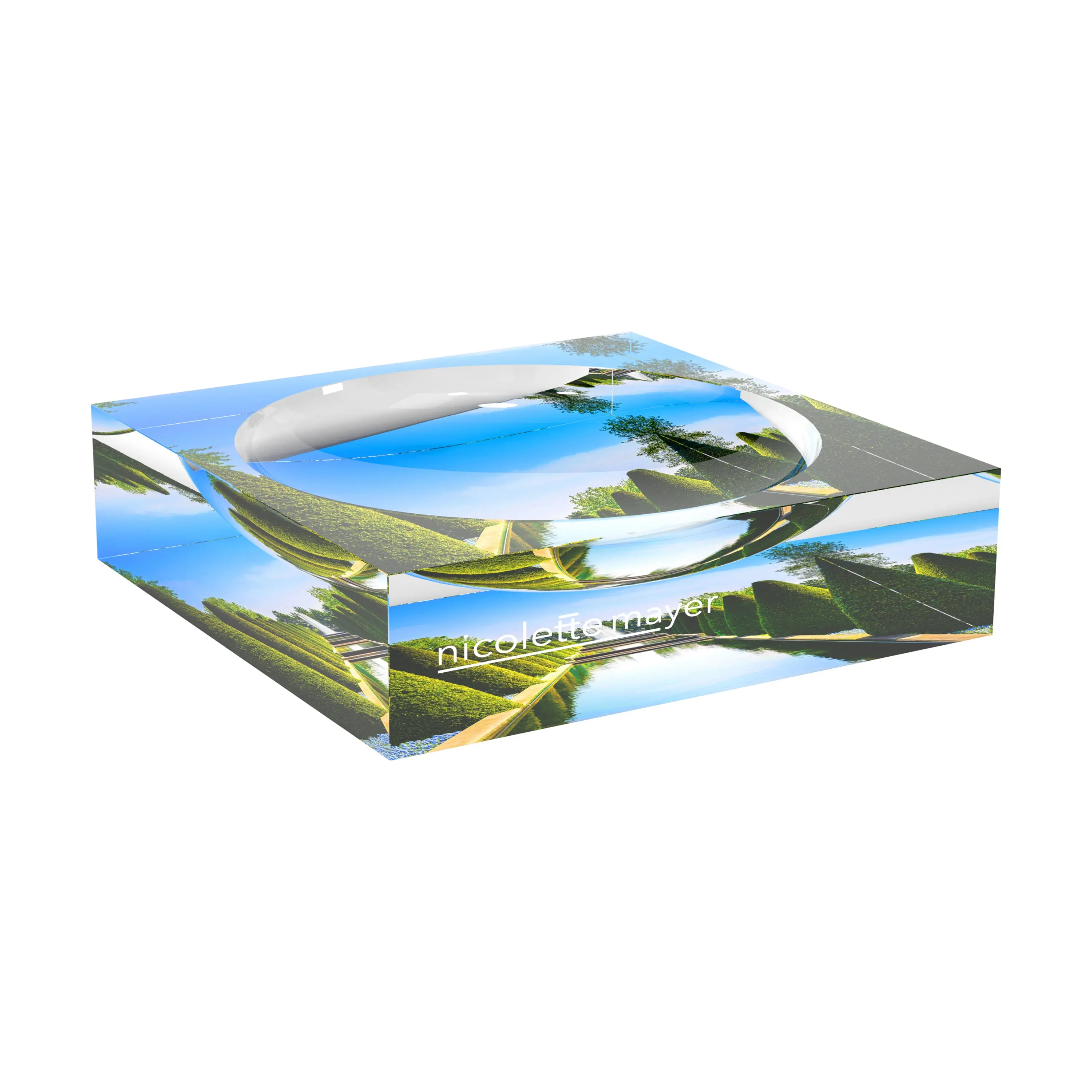 Conical Topiary Acrylic Candy Catchall Dish