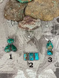 Handmade Sterling Silver Hardy Pit Necklace with Signed Nizhoni