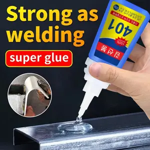401 Glue, High Strength Glue, Multifunctional Strong Type Glue, Adhesive Rubber Ceramic Wood Shoe Metal Plastic Toy Universal Glue