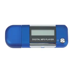 Motorcycle Digital Audio MP3 Music Player, 4GB U Disk Player with Replaceable AAA Battery, Recording Function (Blue), Digital Audio Player