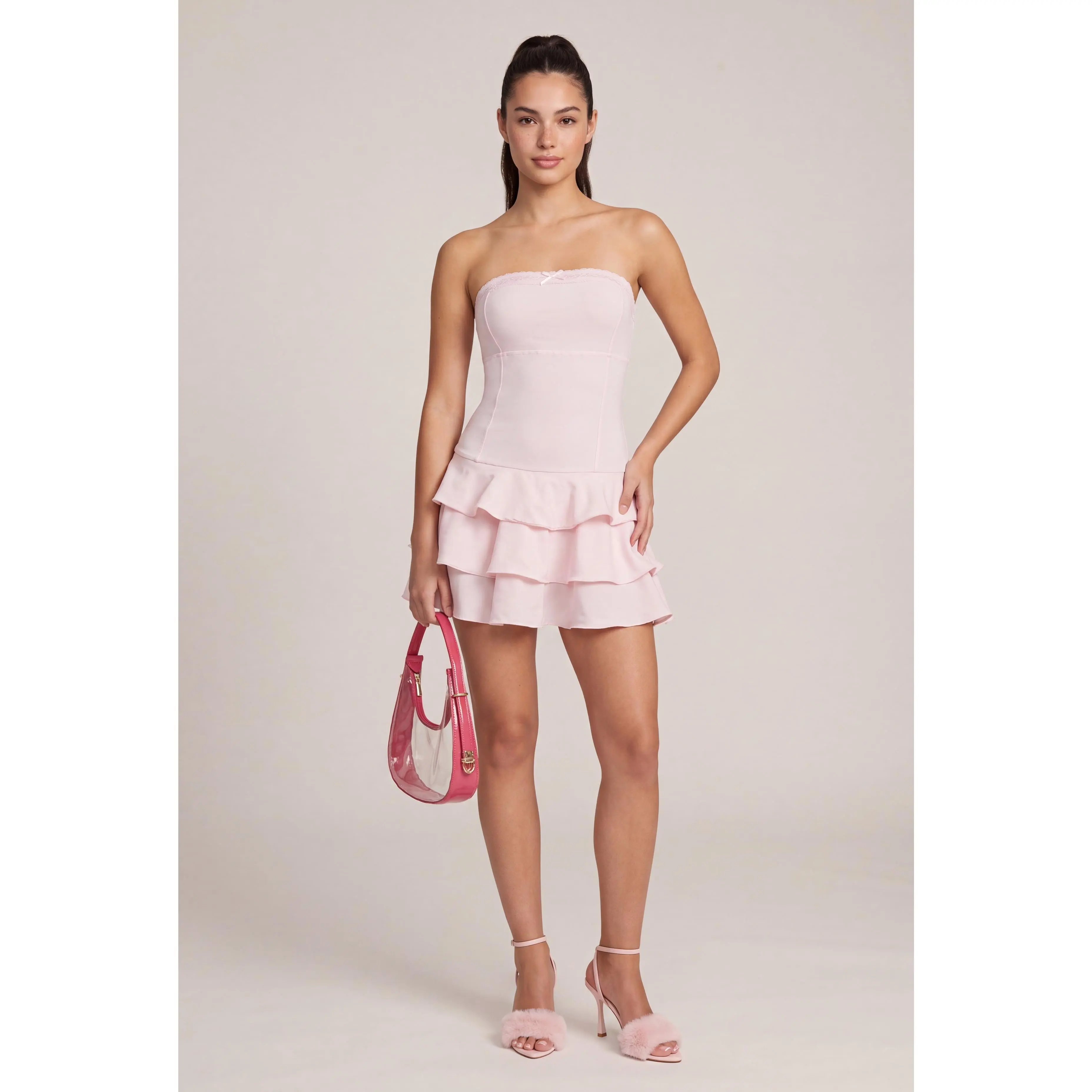 Ruffle Tiered Mini Dress