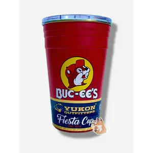 Buc-ee's Yukon Outfitters Red 20oz Fiesta Cup