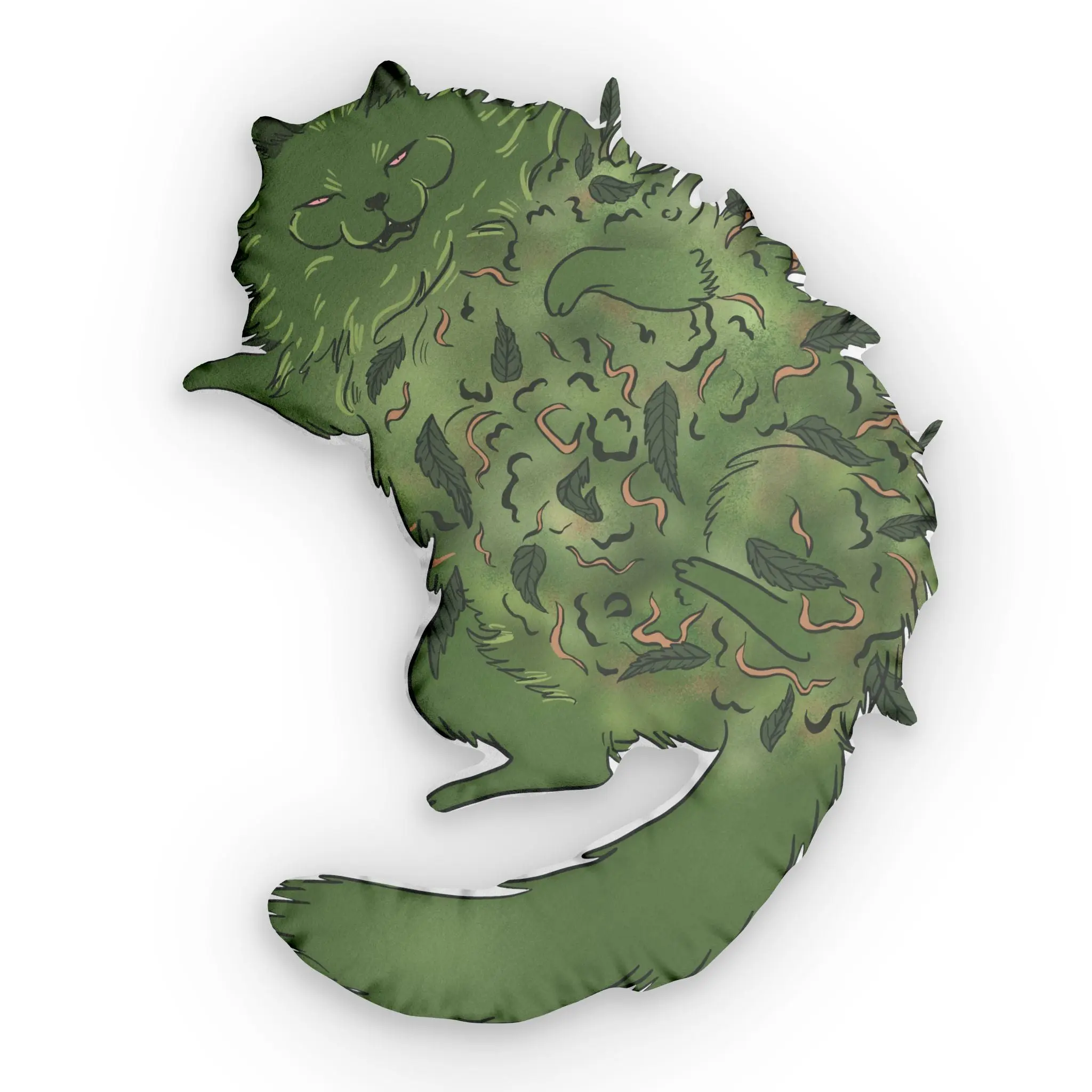 Kitty Nug  Pillow