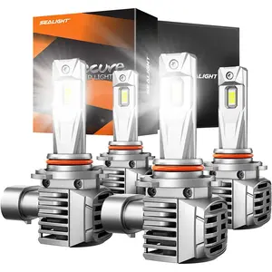2004 Chevrolet Tahoe 9005/HB3 9006/HB4 200W 6500K White IP68 LED Headlight Bulbs 2Pairs SEALIGHT S7