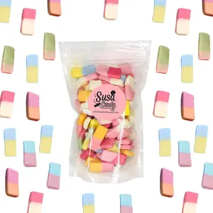 Susa Candy Smarties Squashes Drum Sticks Sweet Sour Mix 1/2 lb Snack Bonbon Strawberry Cherry Chewy Soft Bites Vegan Gluten Free