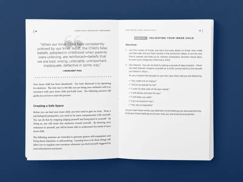 Inner Child Recovery Workbook: Heal Childhood Trauma, Abandonment, Neglect, and Abuse. Includes Prompts, Exercises and Activities to Overcome Trust Issues, Low Self-Esteem and Cultivate Self-Love, Parenting book 1